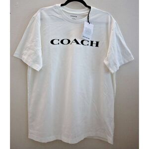 Coach C9693 Men's Sz Large Bright White Essential S/S T-Shirt